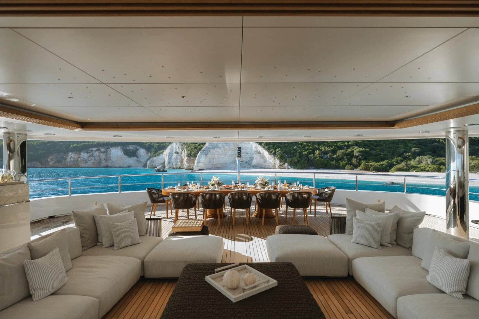emir yacht-wedding celebration