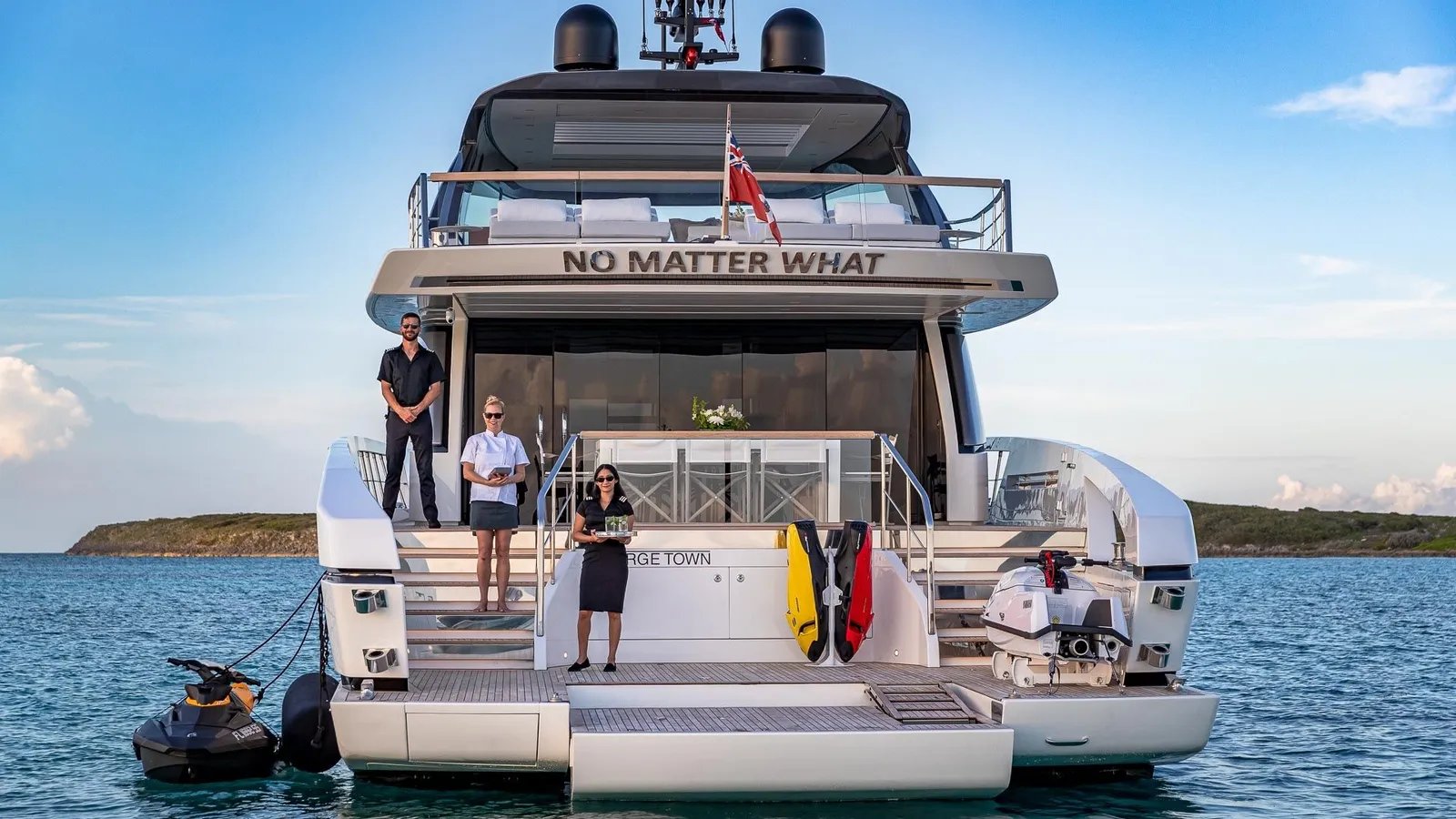 NO MATTER WHAT yacht detail photo