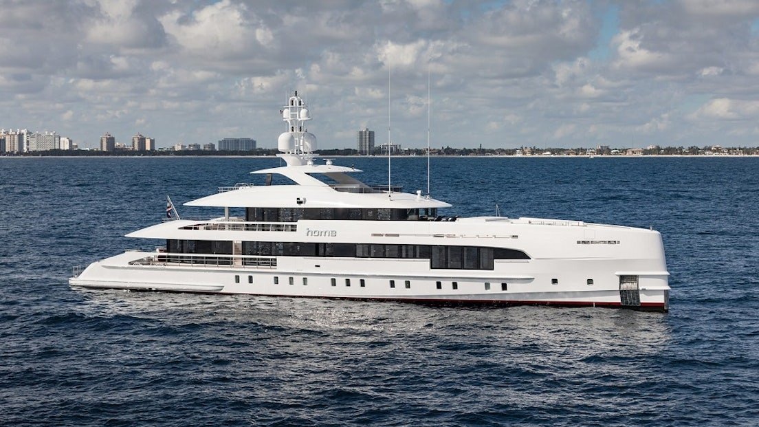 HOME yacht exterior profile