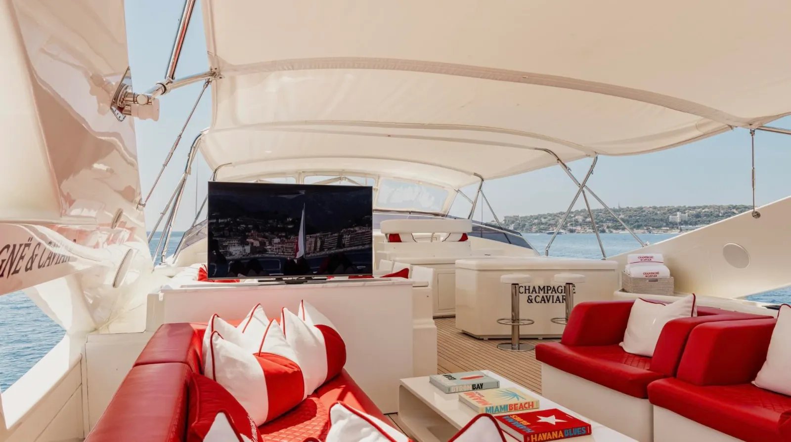 CHAMPAGNE AND CAVIAR yacht detail photo