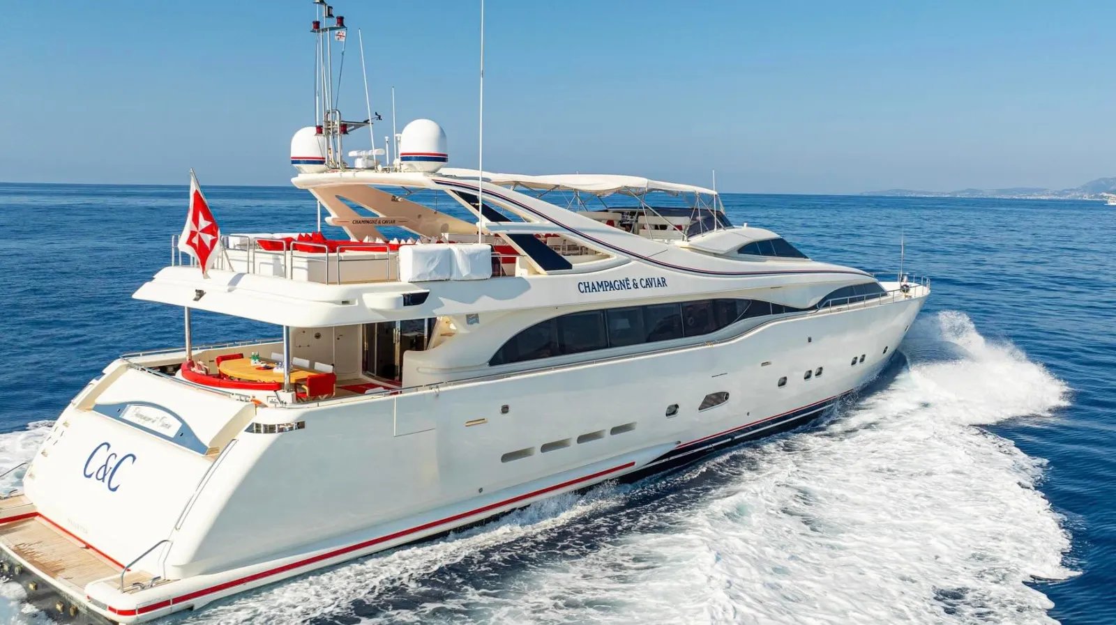 CHAMPAGNE AND CAVIAR yacht detail photo