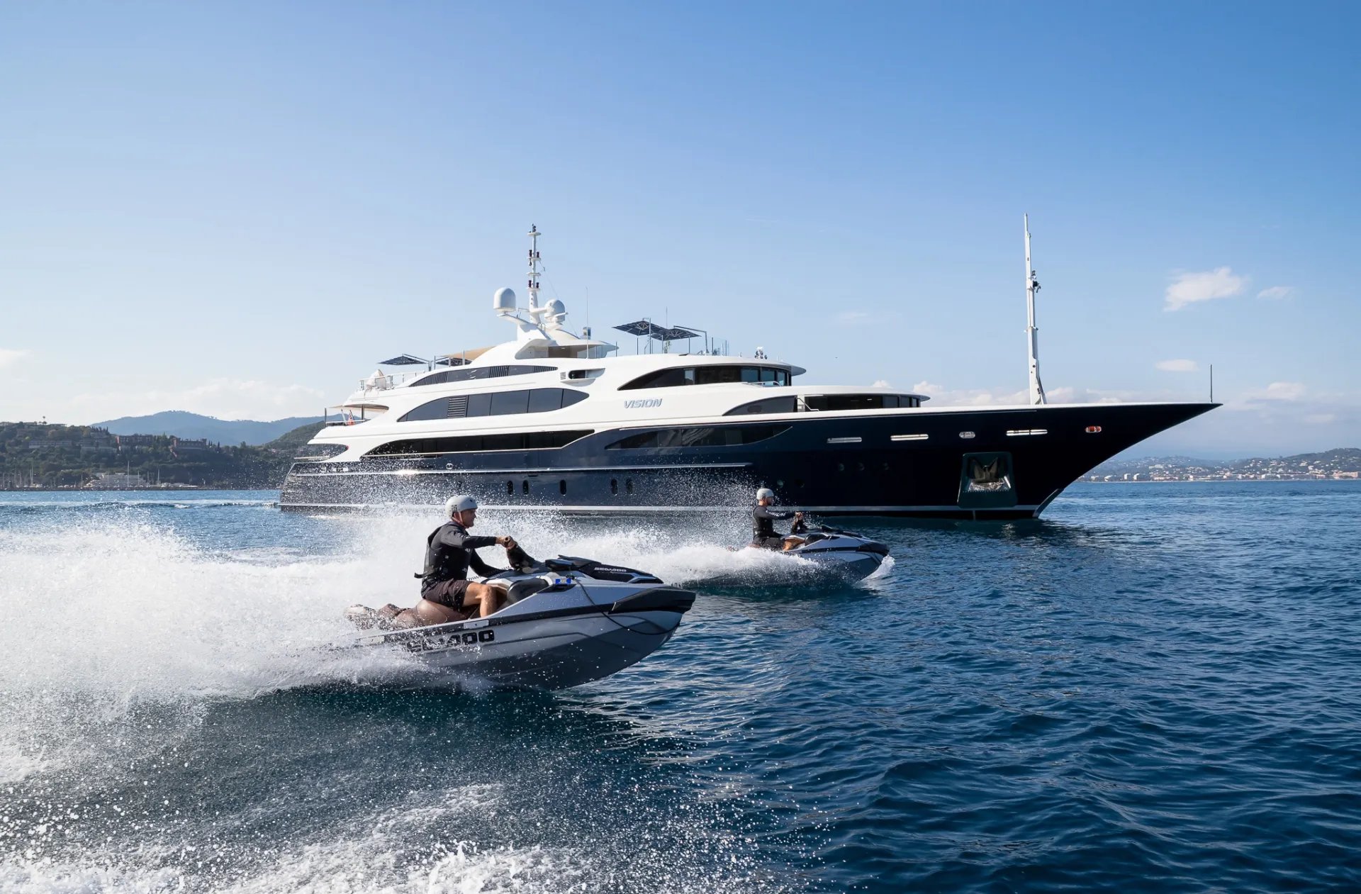 VISION yacht exterior profile
