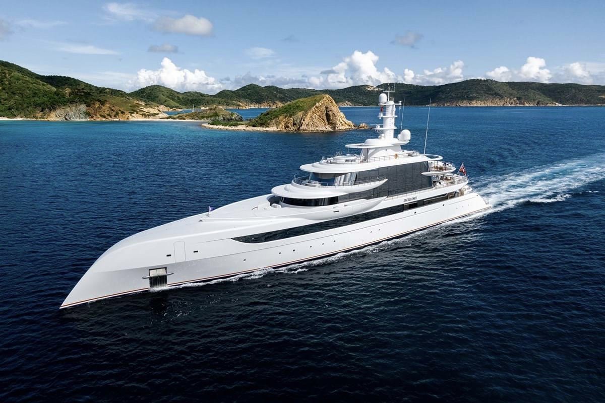 EXCELLENCE yacht exterior profile