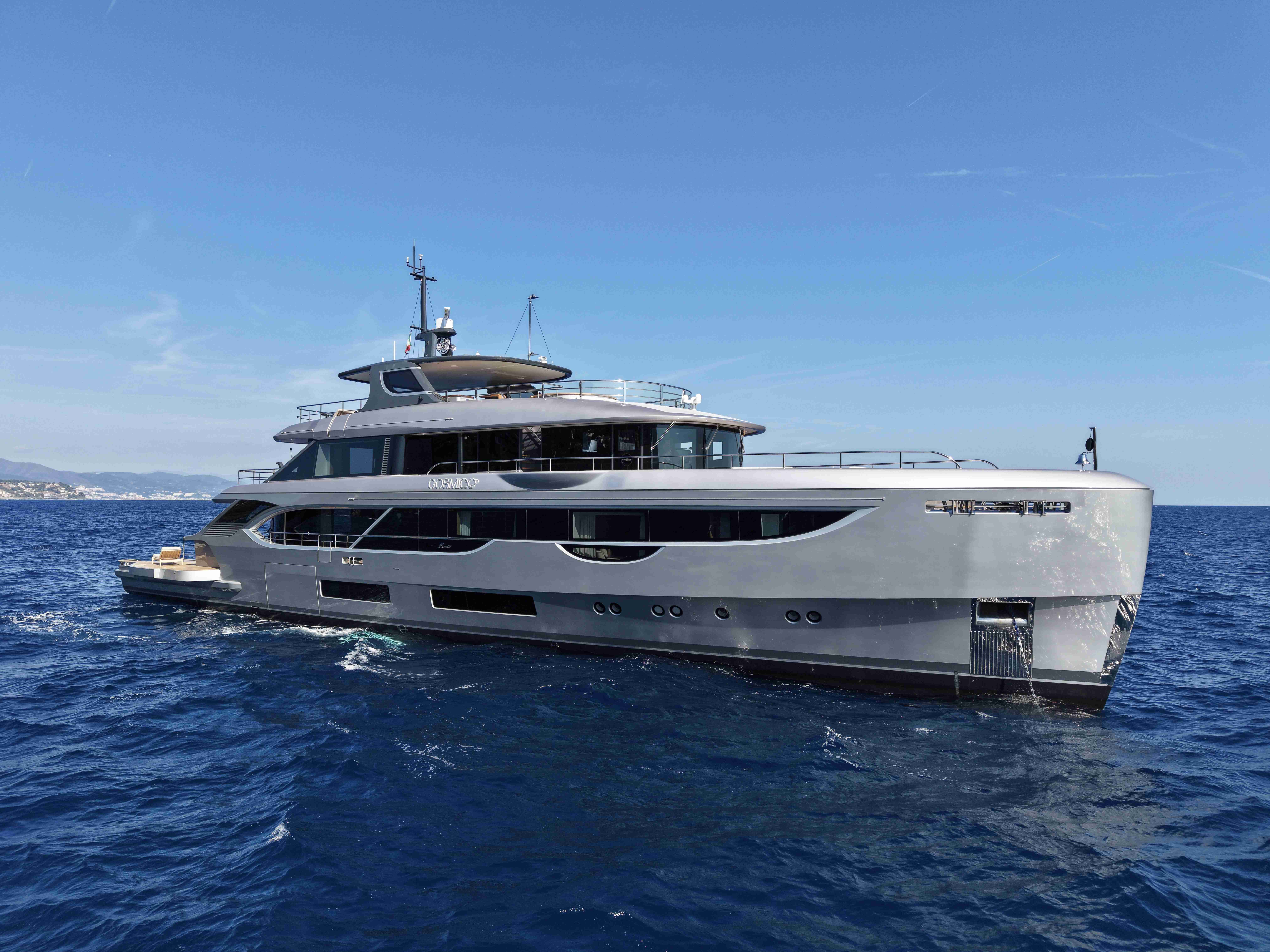 COSMICO yacht exterior profile